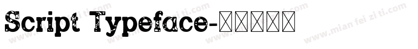 Script Typeface字体转换